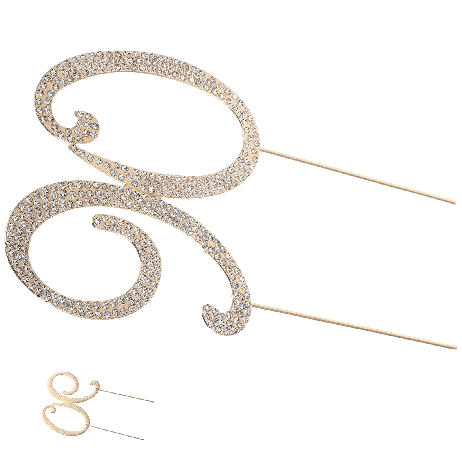 

Metal Rhinestone 90th Birthday Cake Topper Elegant Number Decoration Anniversary Party Insert 90th Cake Topper