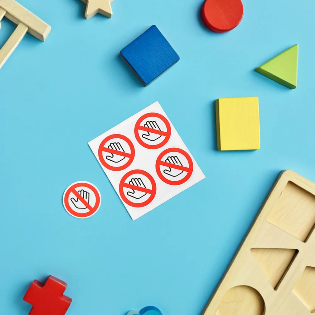 

15Pcs Do Not Touch Sign Stickers Warning Safety Labels Self Adhesive Clear Visible for Equipment Protection Personal Safety