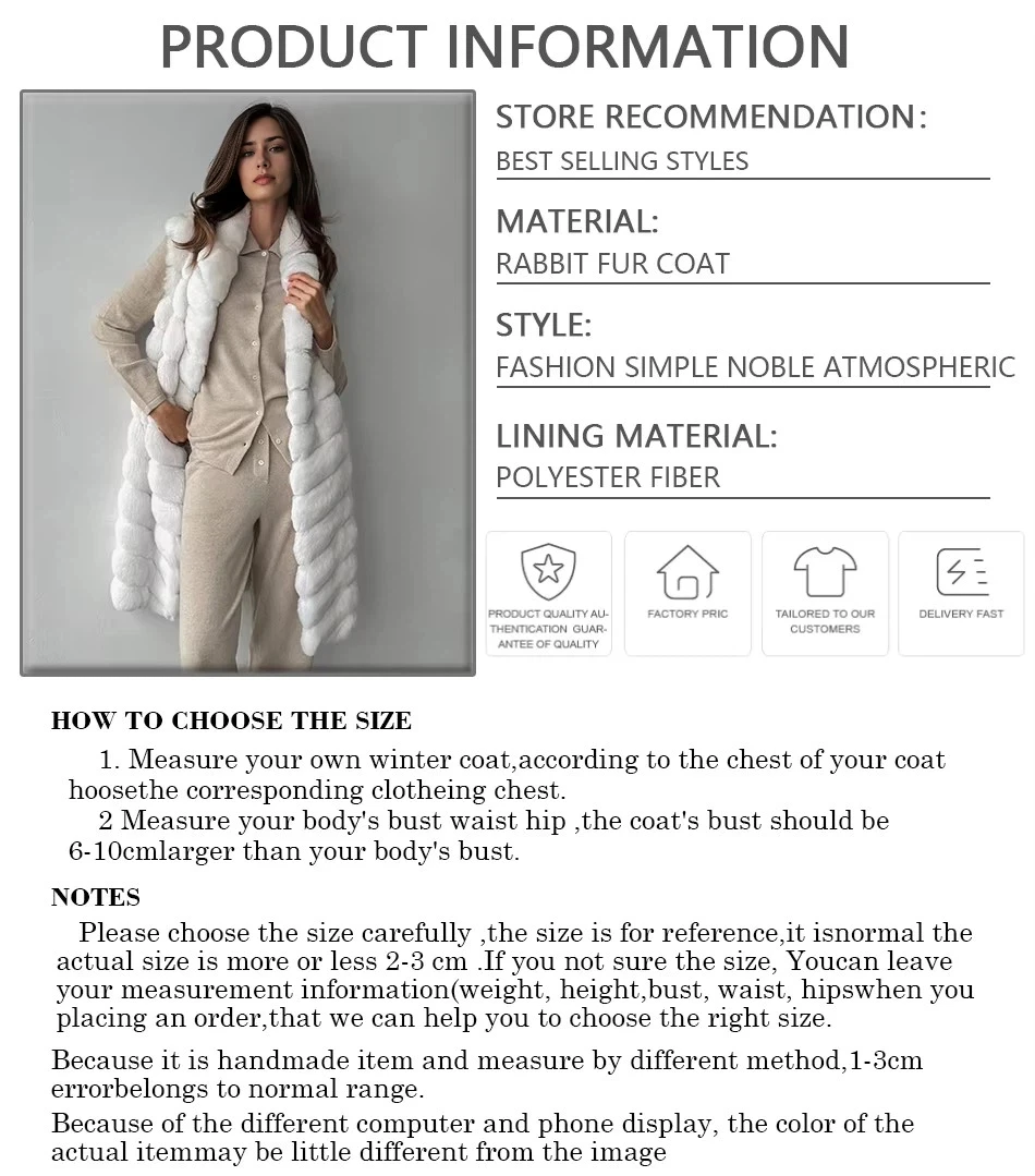 ผู้หญิงเสื้อกั๊กขนสัตว์ยาวเสื้อกั๊กผู้หญิงกระต่ายขนสัตว์เสื้อกั๊กผู้หญิงเสื้อกั๊กหญิงขนสัตว์สีขาวฤดูหนาวสําหรับสตรี