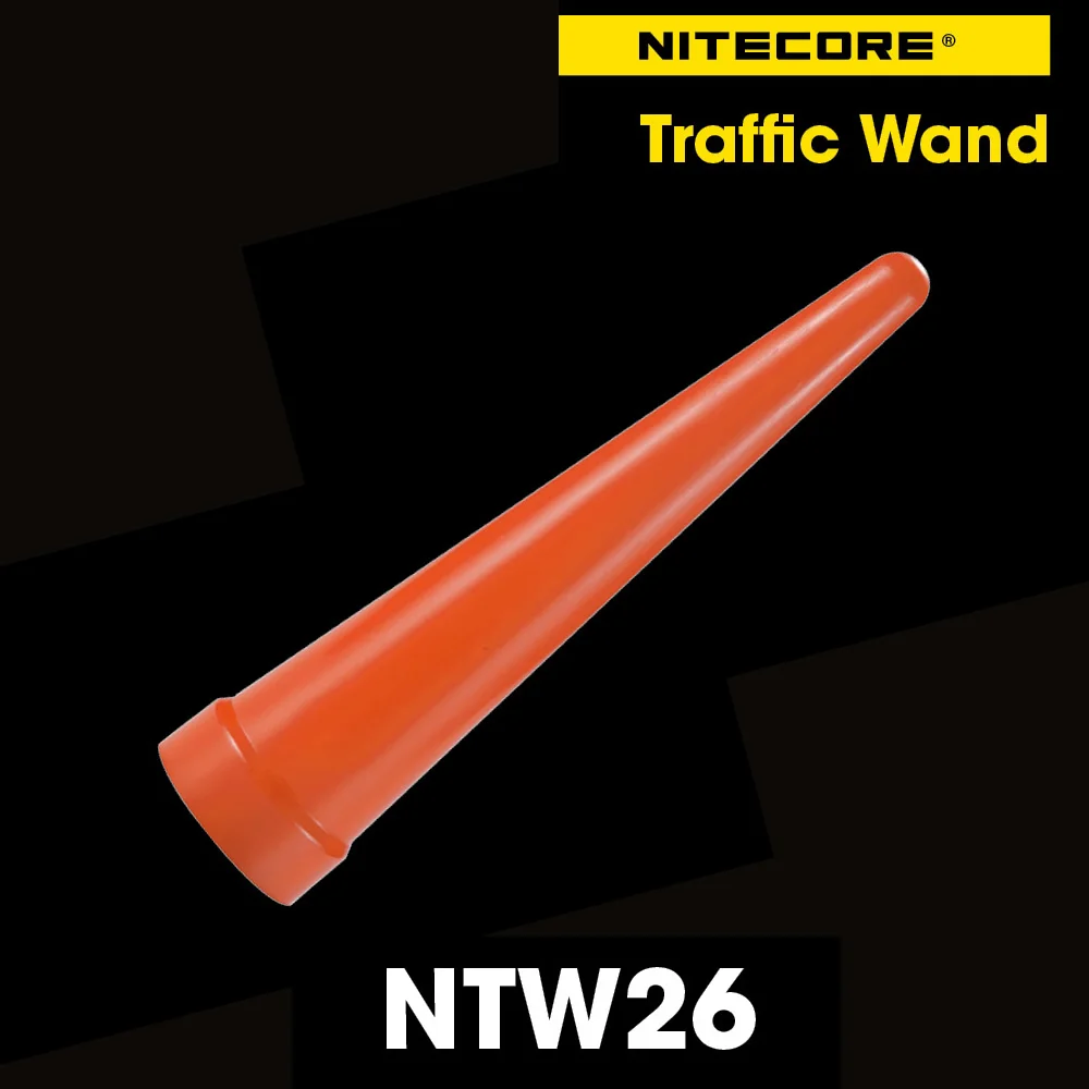 Nitecore NTW26 Head of 26.8mm Flashlight Torch Diffuser Red Traffic Wand Cone Portable Lighting Accessories for MH12 Pro MT2CPro