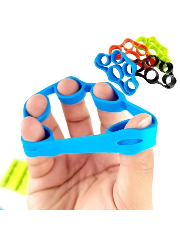 Hand Gripper Silicone Finger Expander Exercise Hand Grip Wrist Strength Trainer Finger Exerciser Resistance Bands
