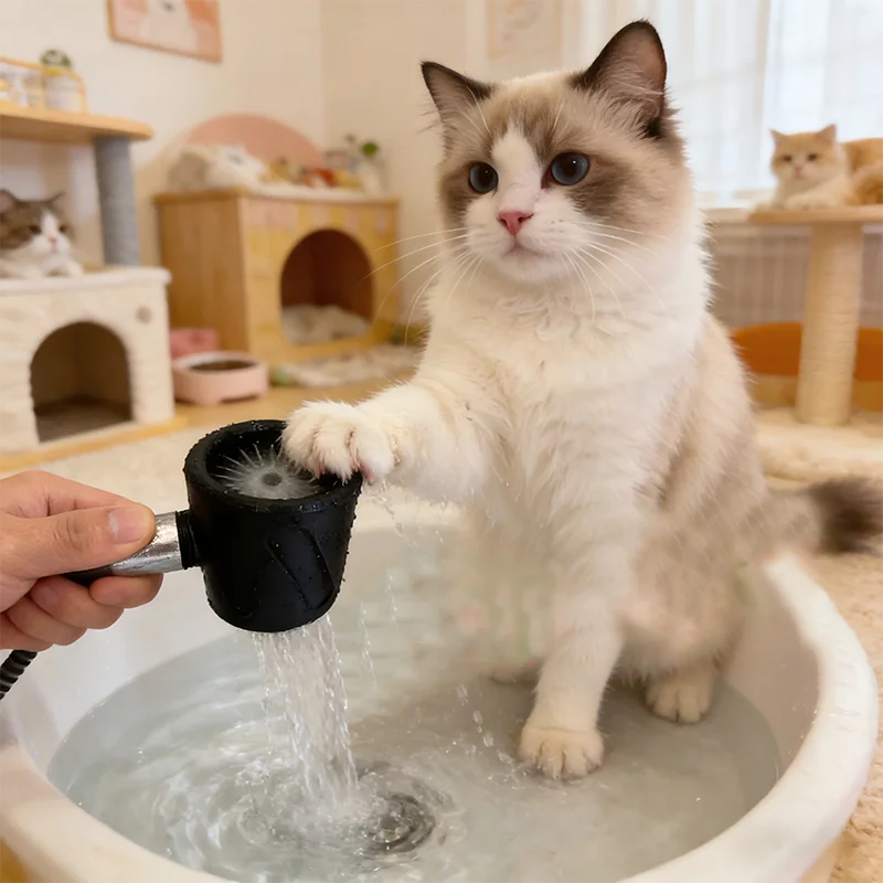 Multifunktionale Hygiene-Duschdüse für Männer, Vollreinigungs-Massagesprüher, 2-in-1 Hunde- und Katzen-Fußwaschgerät, Leistungsstarker Duschkopf – Detail 4