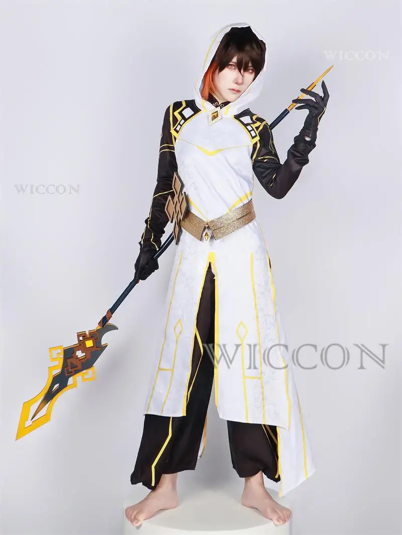 Zhong Li Rex Lapis Morax Cosplay Outfits Zhongli Cosplay Costumes Full Set Cos Morax Game Suit for Halloween Zhong Li