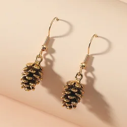 Cute Pinecone Earrings Nature Earrings Forest Earrings Pendent Charm Jewelry Handmade Accessories