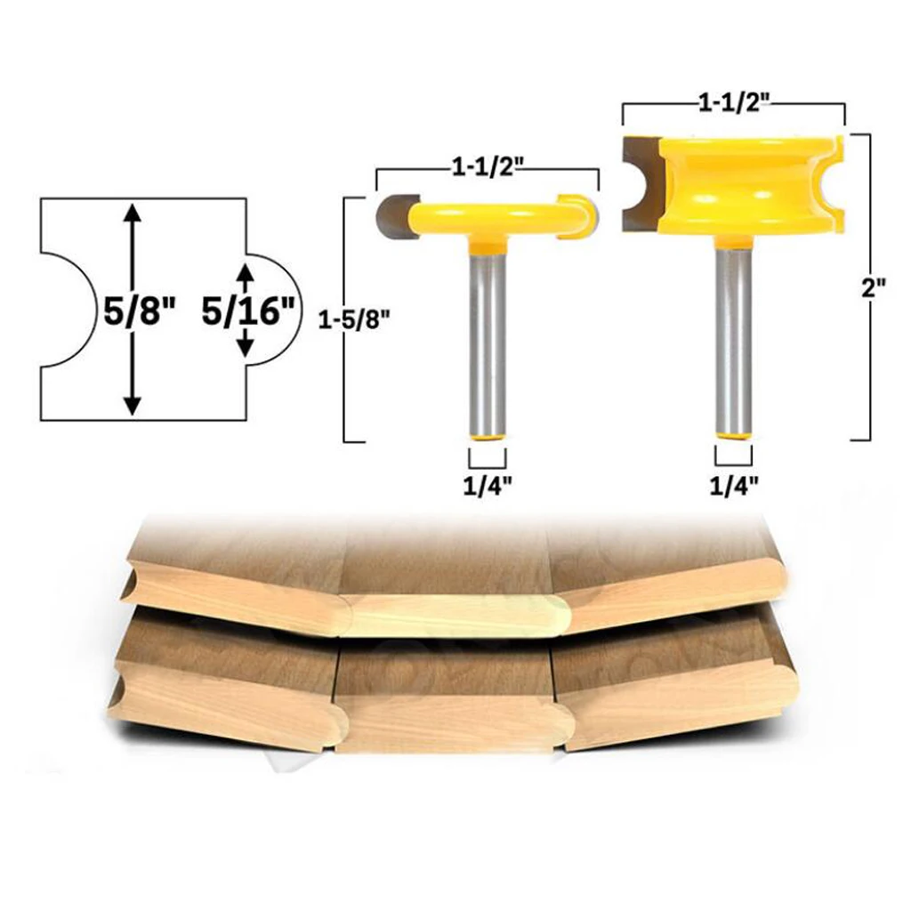 

Набор фрез для деревянных ванн-джакузи с твердосплавными напайками для обработки кромок и создания герметичных соединений в деревообрабатывающих проектах