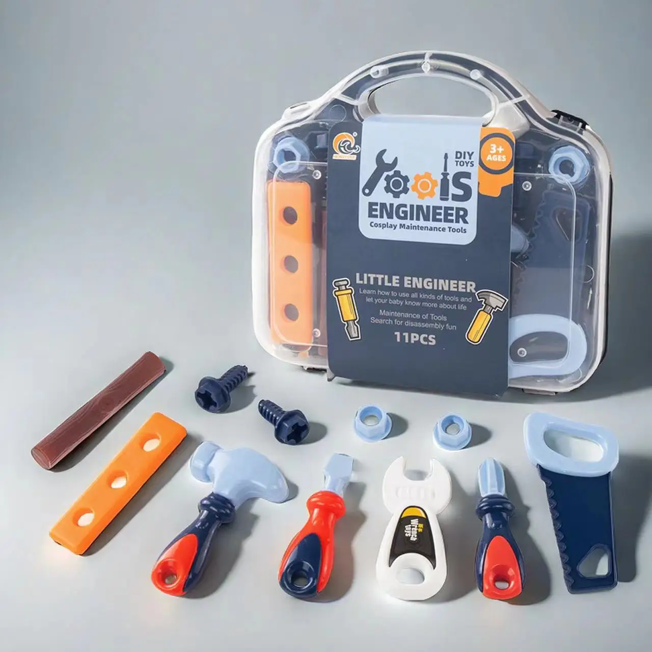 Kits d'outils pour enfants, ensemble d'outils de réparation simulé, maison de jeu, ensemble de jouets avec tournevis, jouets d'assemblage pour fête d'anniversaire pour enfants