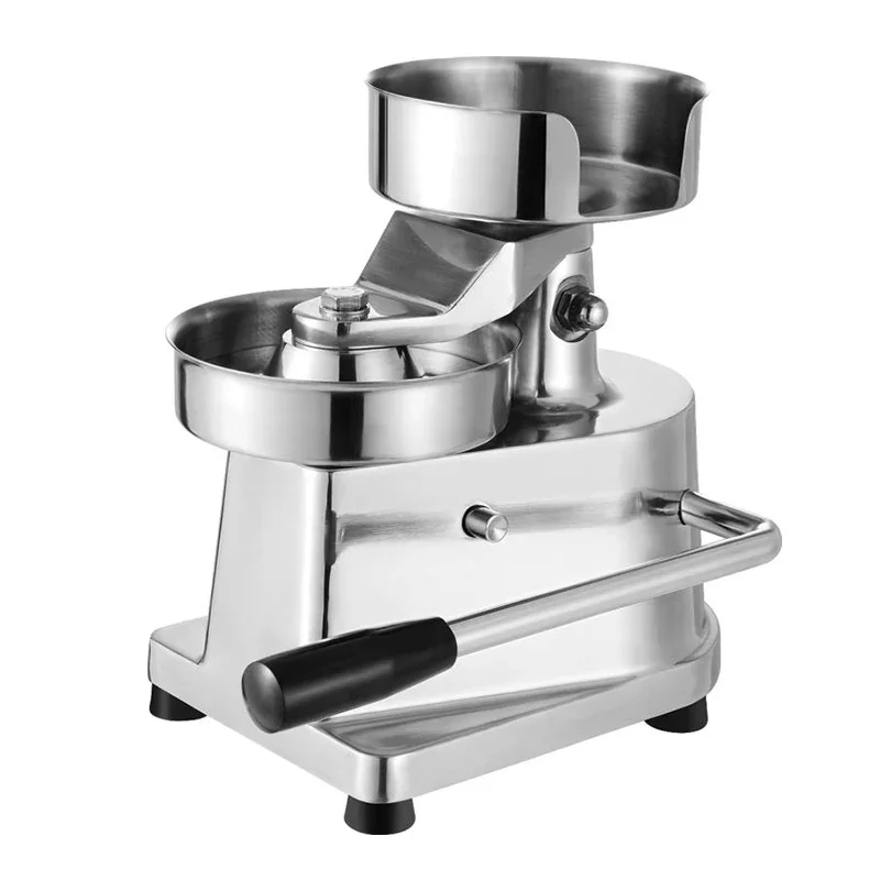 Stainless steel household hamburger machine, hamburger mold, manual cake press, pizza maker 100mm/130mm/150mm