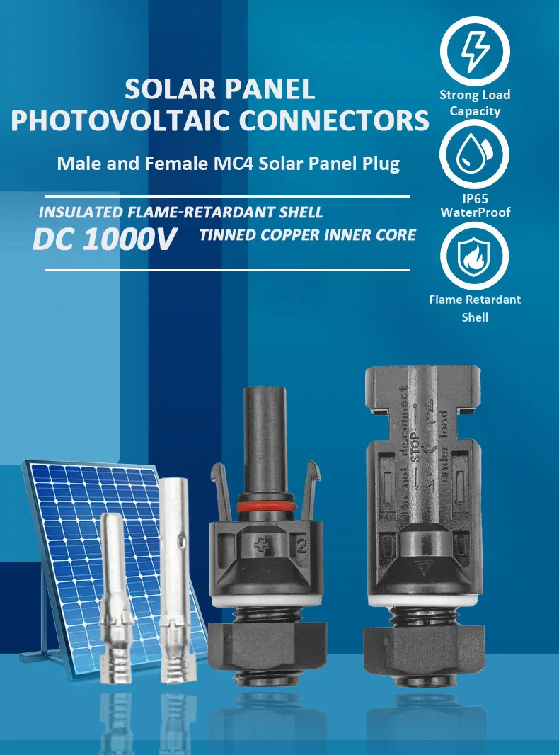 10 Pairs DC1000V 30A IP65 Waterproof Solar Connector Male&Femal Connector M12 Solar Waterproof Connector For PV Inverter or Box
