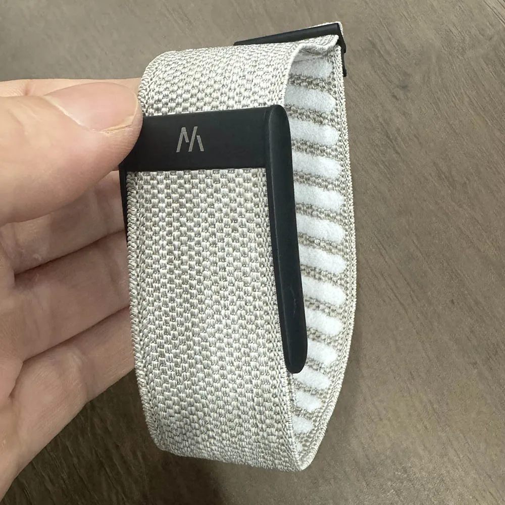 Geeignet für Whoop 5.0 Armband mit Logo, Nylon, gewebt, elastisch, Whoop Mg Sports, Ersatzarmband aus Metall, Whoop Life EKG-Gurte