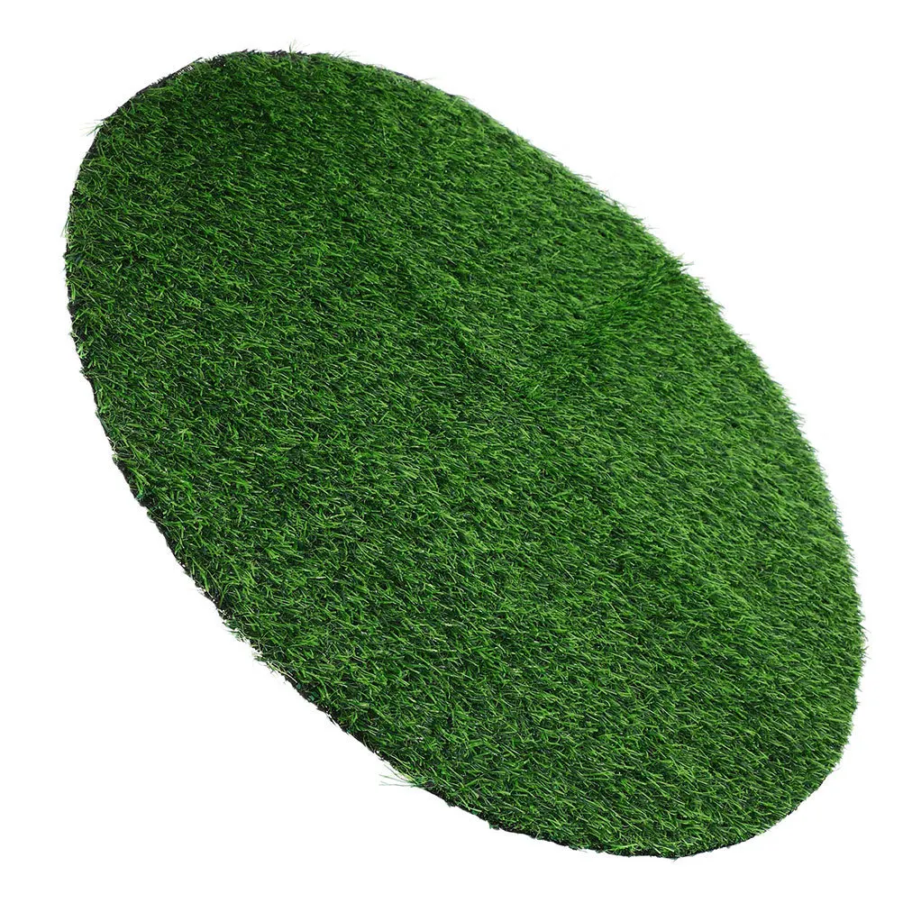 

Round Artificial Grass Table Mat Realistic Green Table Cover for Dining Wedding Birthday Party Baby Shower Holiday Event