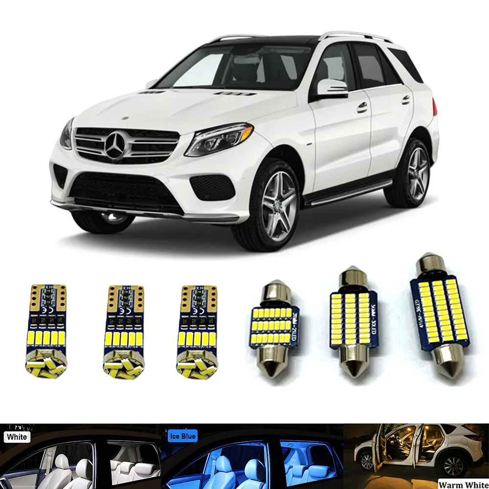 

Car Interior Light LED For Mercedes-Benz CL GL Class C140 C215 C216 C117 CL203 A209 C208 C209 C219 C218 X164 X166 X156 Canbus