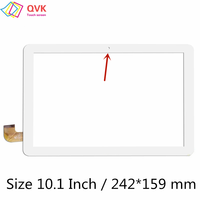 White 10.1 Inch For SPC GRAVITY PRO 9775332B Tablet Capacitive Touch Screen Digitizer Sensor Exterior Glass Panel 9775332N