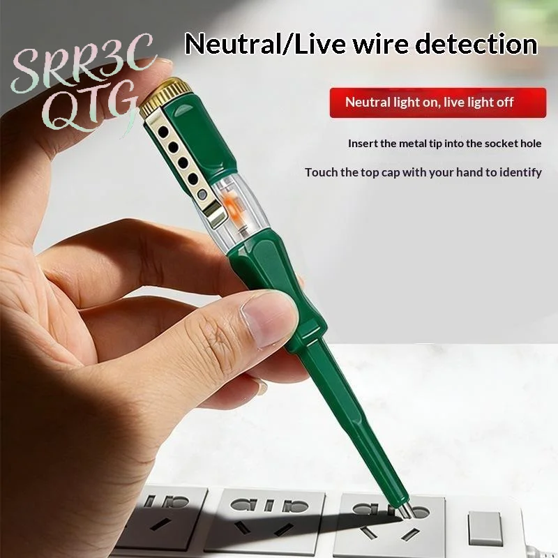 Hot 4PC 100-500V Screwdriver Voltage Tester Pen Neon Test Light with 2.5mm Slotted Bit Screwdriver for Electric Circuit Tool