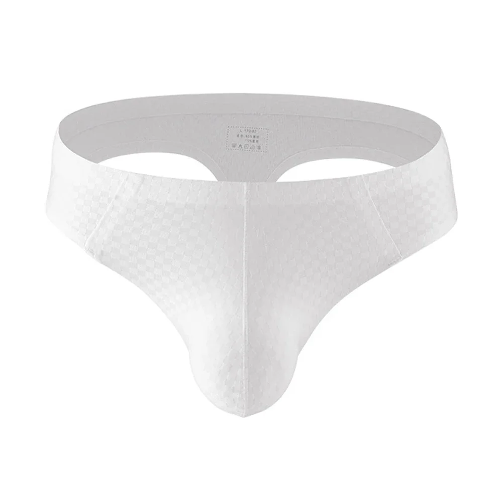 

Men's G-string Low Waist Underwear For Daily Wear Different Measurement Methods High Stretch Low Waist Nylon Fabric