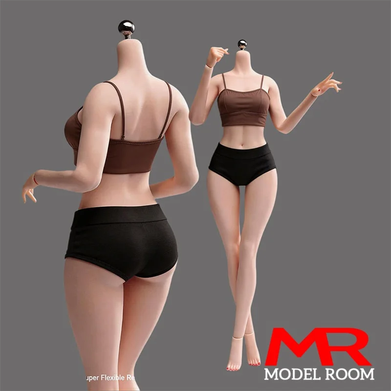 

YM YM506 1/6 Scale Mature Female Seamless Body with Physiological Details 12'' Soldier Big Breast Action Figure Doll Model Toy