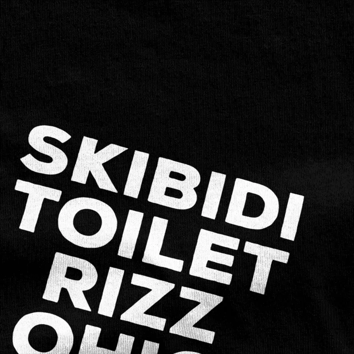 Skibidi Toilet Rizz Ohio T-Shirt Mens Y2K Funny Pure Cotton T-Shirts Summer O Neck Fashion Tee Shirt Print Big Size Tops