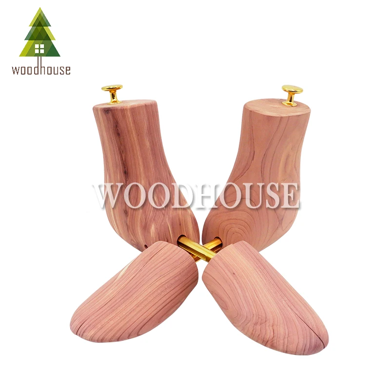 Men's and Women's Single Tube Adjustable Red Cedar Boot Stretcher Wood Shoe Tree