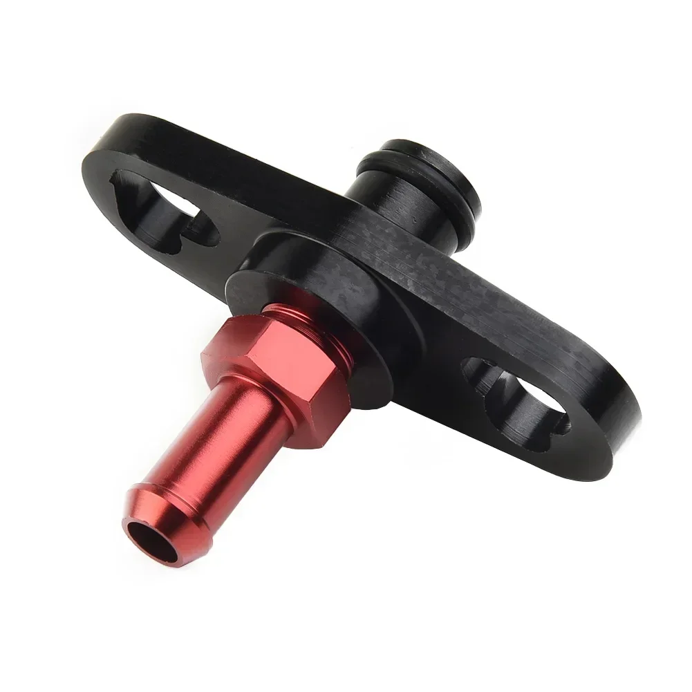 1 pcs Rail Pressure Regulator Kit Set Adapter For Toyota Nissan Aluminum Red+Black Car Fuel Line Newest Latest