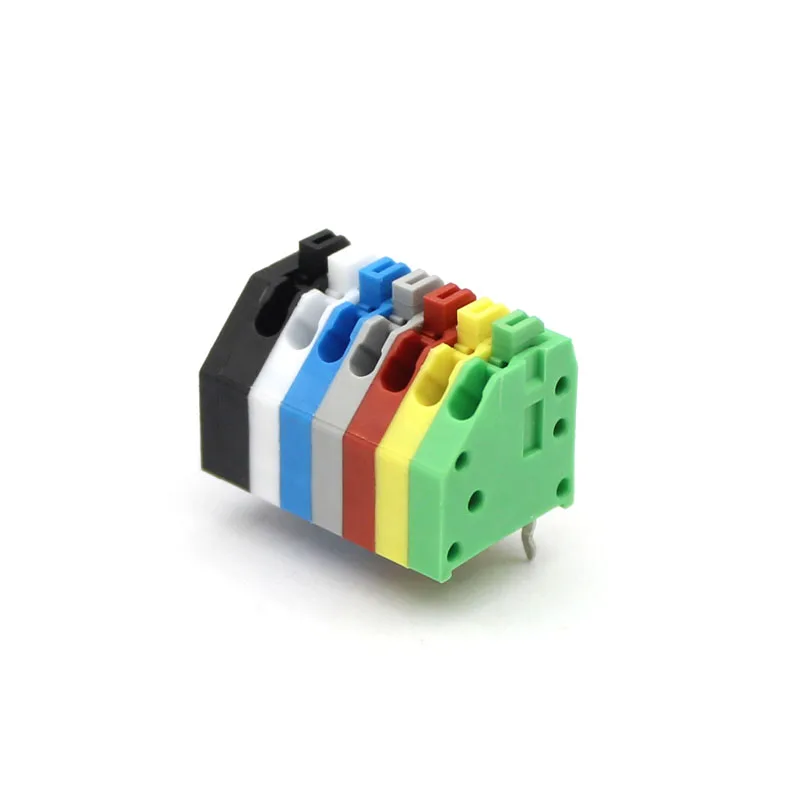 100PIN DG250 2.54mm Colorful  spring terminal block dg250 A B copper screwless terminals KF250 PTSA0.5/X-2.54-Z PHOENIX CONTACT