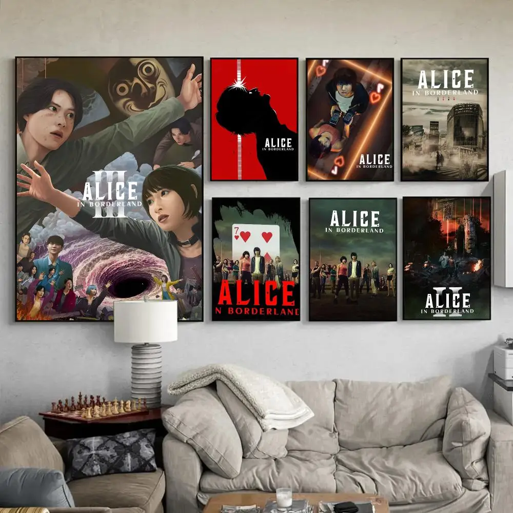 TV Series A-Alice in Borderland Poster Wall Art Poster Print Decorative Artwork for Bedroom Living Room Office Home Decoration