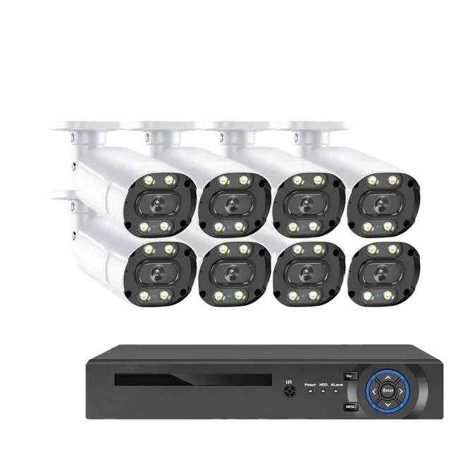 4MP 8mp 5mp Hd POE 48V POE Nvr IP Camera Kit 8mp Security Camera Kit 4CH 4k Cctv Security POE CCTV Ip Camera System