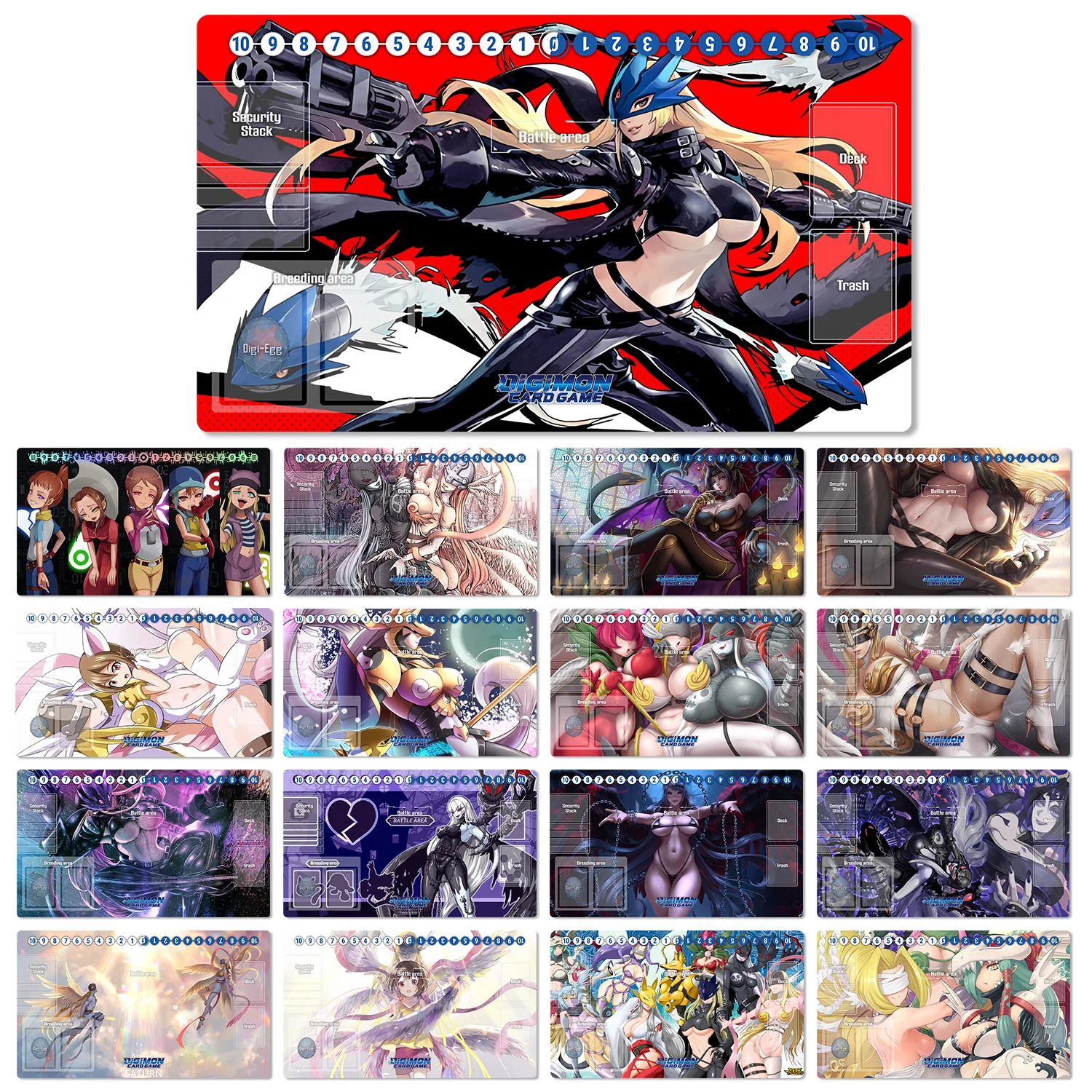 Digimon Playmat Bellestarmon Angewomon Lilithmon TCG CCG Gioco di carte Gioco da tavolo Zerbino Anime Mouse Pad Tappetino da scrivania Accessori da gioco