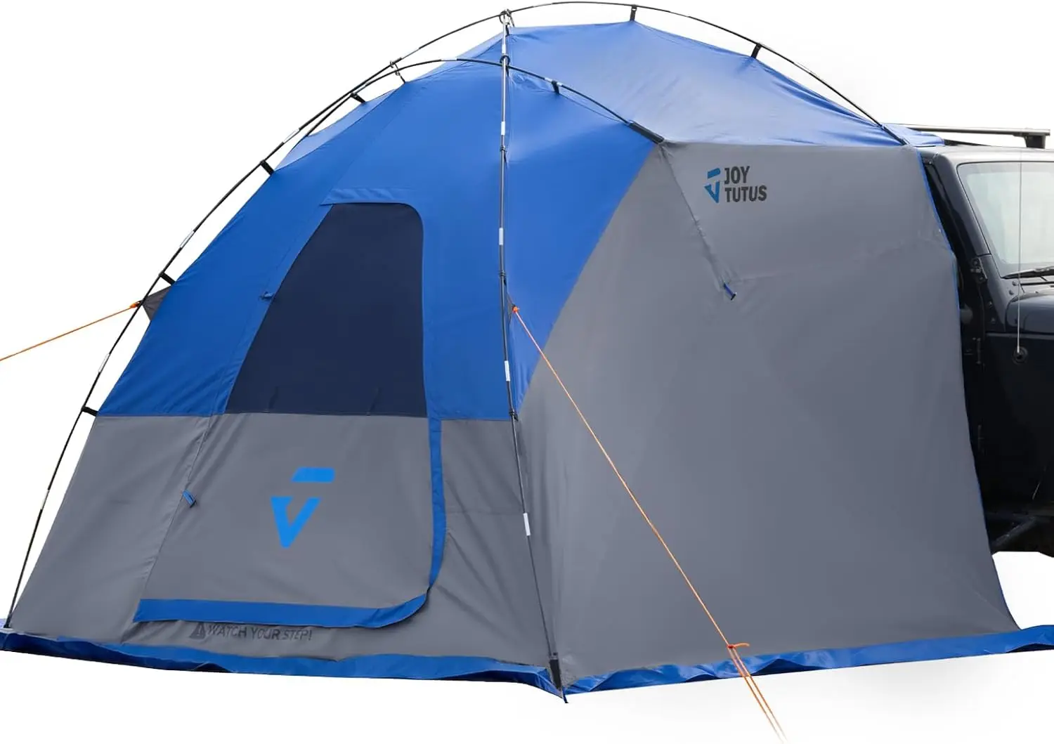 

Car Shelter with Full-Coverage Sunshade for Side or Rear, Universal Mount Vehicle Awning and Car Camping Tent, Easy Set-up Buckl