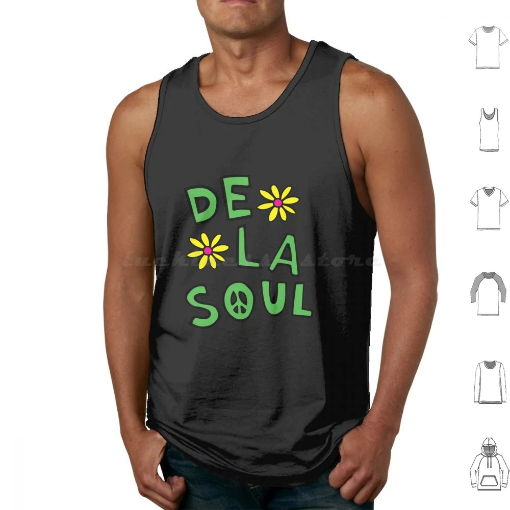 

Original De La Soul Print Classic T-Shirt Tank Tops Vest Sleeveless De La Soul Hip Hop A Tribe Called Quest Retro Rap Daisy