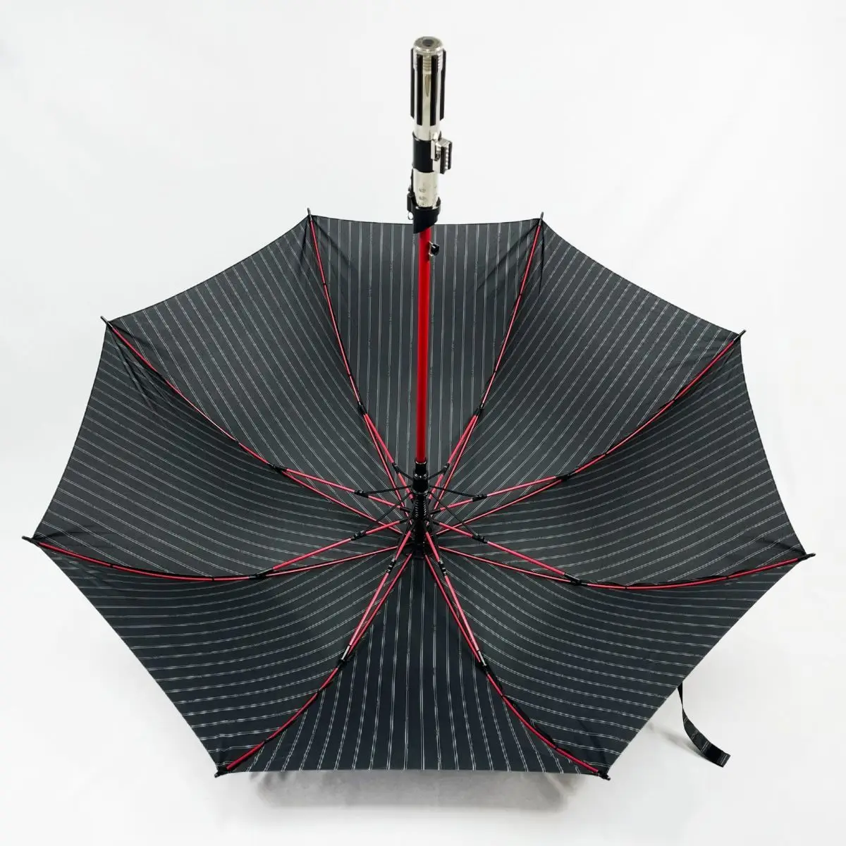 

2026 New, Star Wars Lightsaber Umbrella! 122CM Plaid Plus Business Semi-Automatic Adult Portable Windproof Long Handle Umbrella