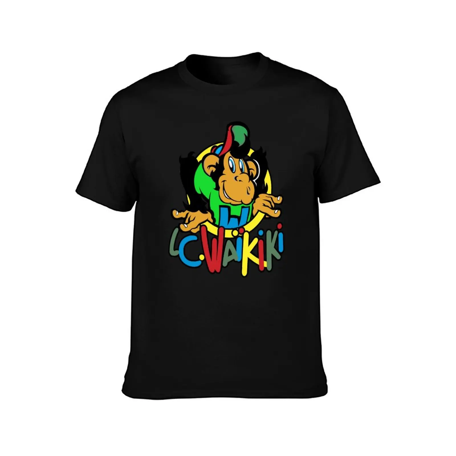 famous Waikiki T-Shirt Classic Graphic Short Sleeve Top T-Shirt