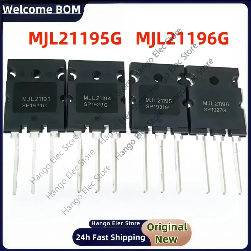 

MJL21195 MJL21196G brand new original imported high-power audiophile audio pairing tube TO-3PL