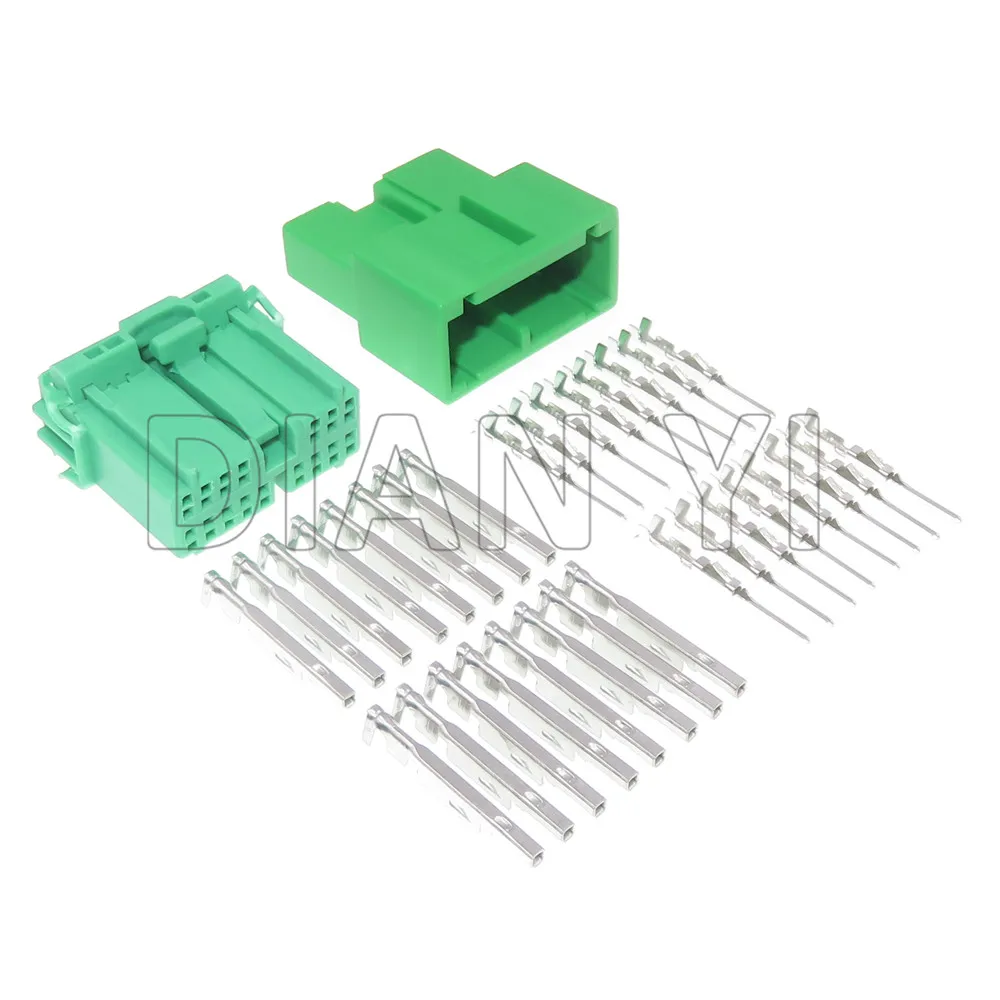 1 Set 16 Way Automotive Plug AC Assembly Auto Socket IL-AG5-16S-D3C1 IL-AG5-16P-D3C1 Car Harness Connector