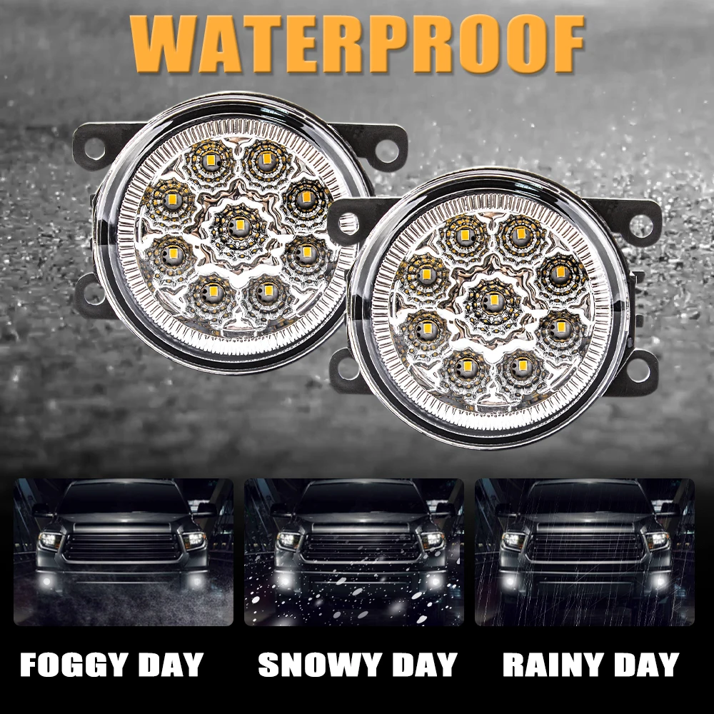 2x Fog Lights LED Headlight for NISSAN Pathfinder R51 Navara d40 note e11 NV200 Titan Armada Frontier Xterra Fog Light Fog Lamp