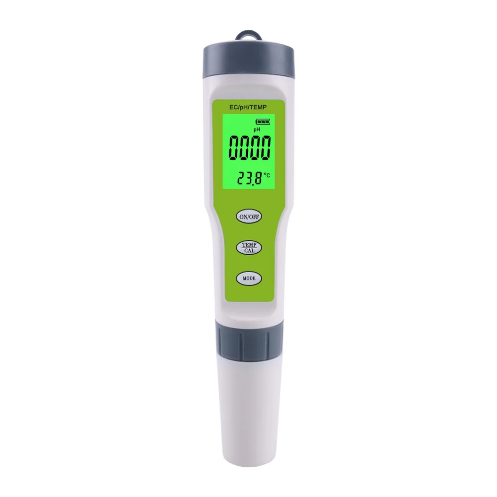 

EZ-9902 Water Quality Detector 3-in-1 PH/EC/TEMP Convenient pH Testing Pen