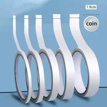 초박형 면 양면 테이프, 초강력 종이 테이프, 흰색 양면 테이프, 8M