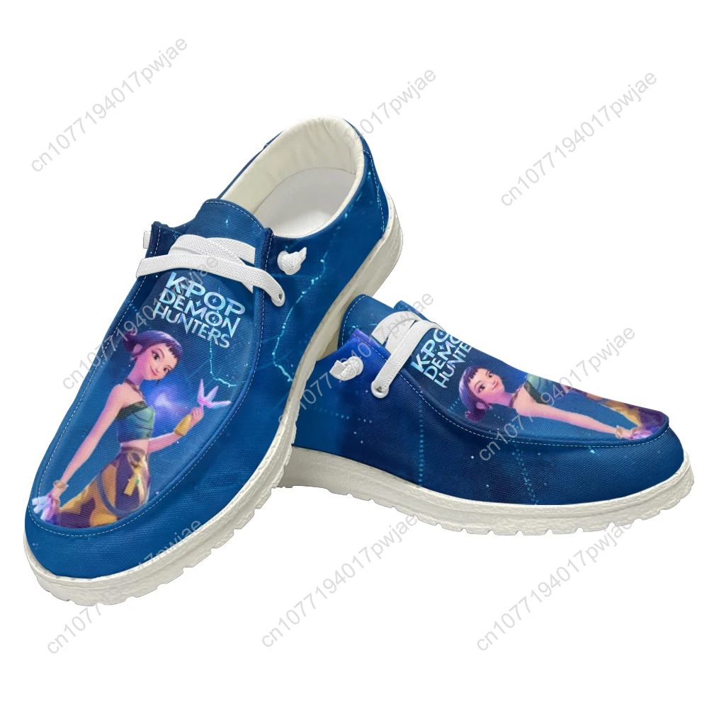أحذية KPop Demon Hunters Zoey كاجوال للرجال والنساء، أحذية مسطحة قابلة للتنفس في الهواء الطلق، أحذية خفيفة الوزن للزوجين مصنوعة حسب الطلب #3