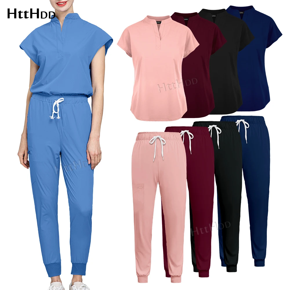 

Wholesale Hospital Staff Workwear Scrubs Uniforms Sets Classic Medical Hospital Accessories Dental Veterinary Work Clothes Women