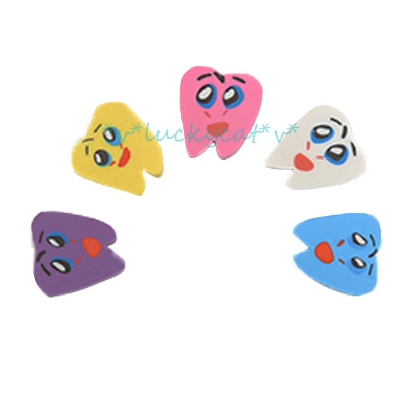 Molar Shaped Erasers Cute Rubbler Tooth Erasers Dentist Dental Clinic Creative Gift For Kids Children Mini Erasers Dental