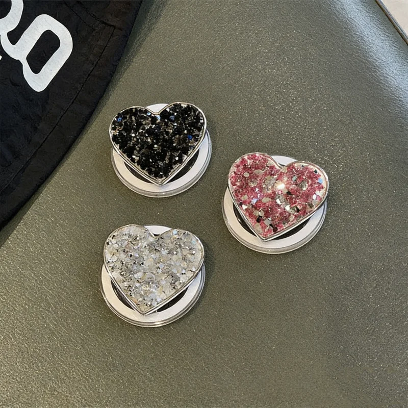 

Luxury Korean Magnetic Heart Shaped Ring Support for Cell Phone Finger Support for Magsafe IPhone 17 Female Support