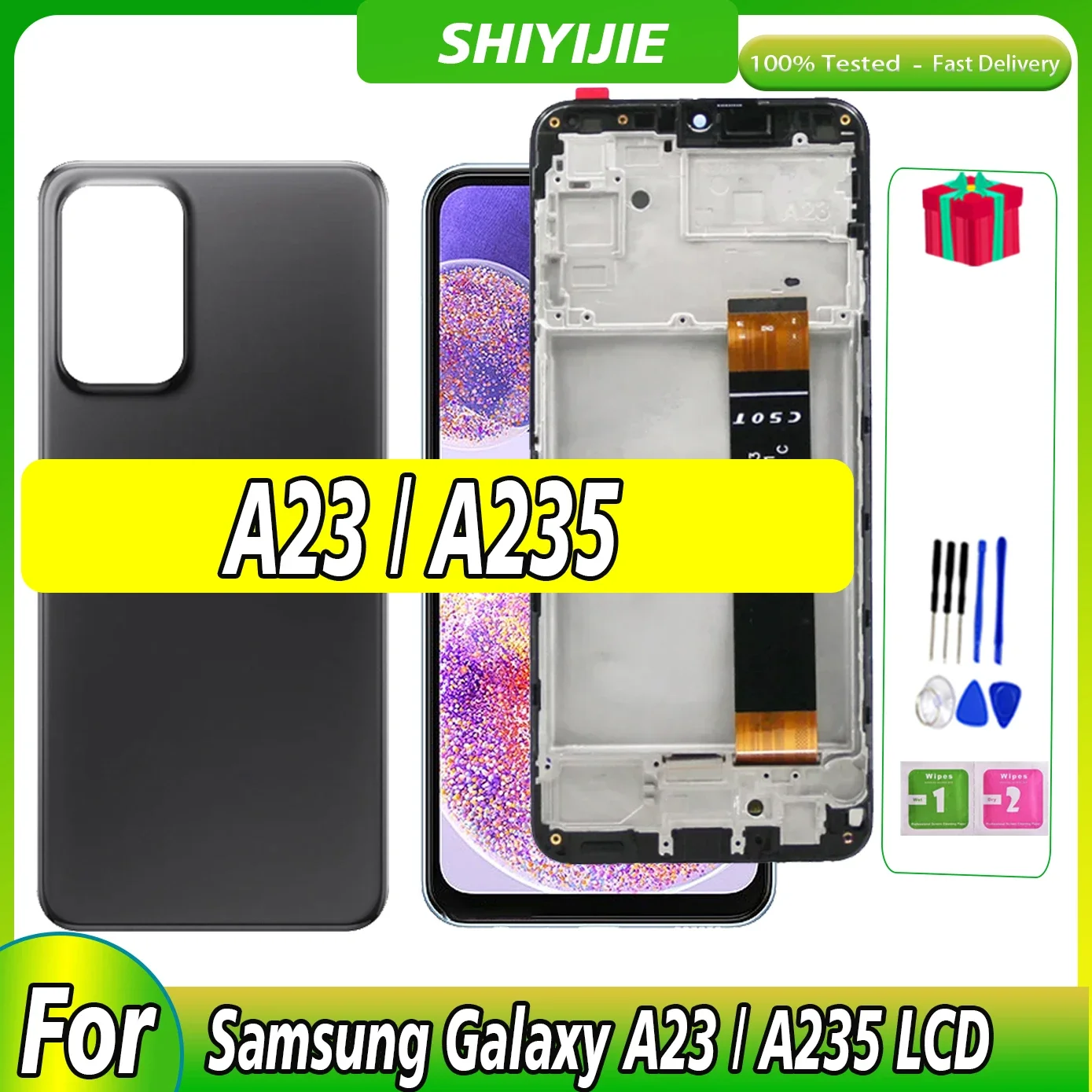 

6.5'' Lcd for Samsung Galaxy A23 A235 Lcd Display Touch Digitizer Screen A235F/DS A235F Replacement Assembly Parts