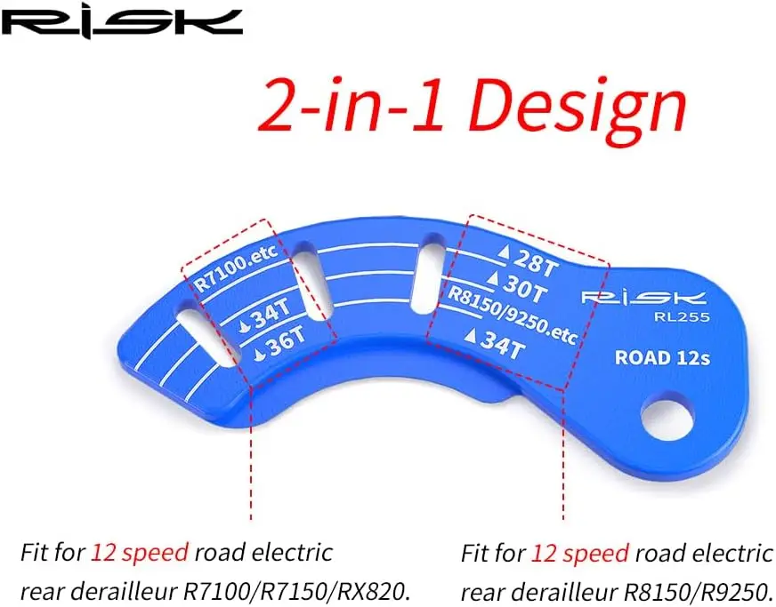 12T Electric Rear Derailleur Adjuster Adjustment Gauge Guide Tool Chain Gap Tool for Road Bike R7100 R7150 RX820 R8150