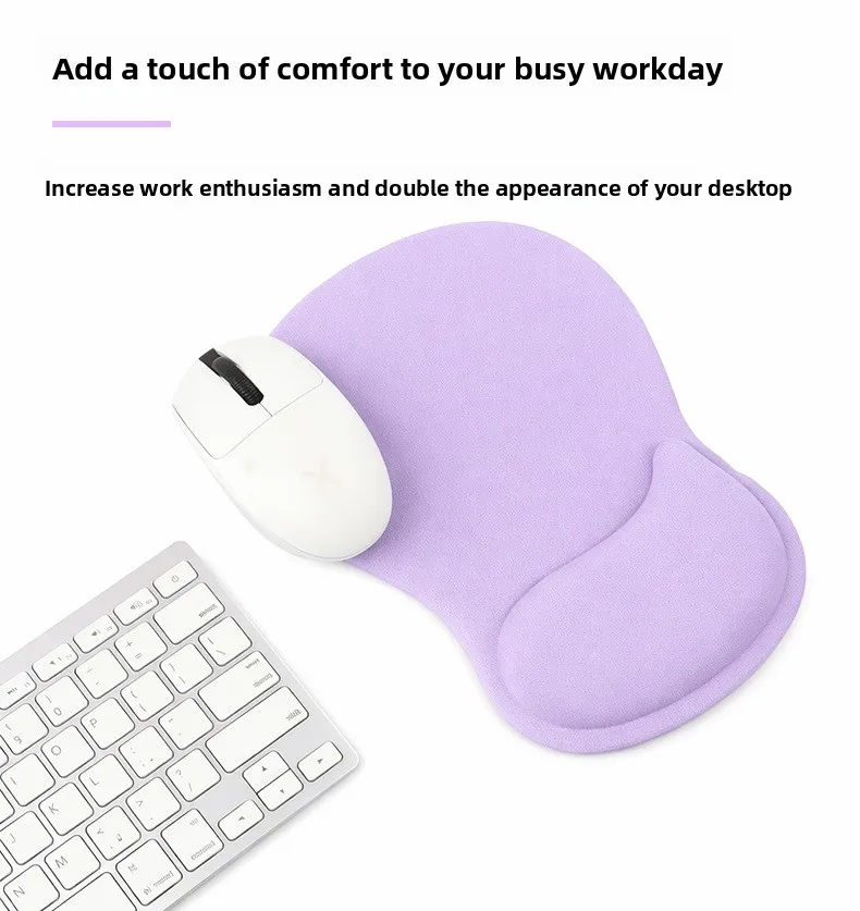 Gradient Silikon Handgelenkauflage Mauspad Ergonomische Schreibtischunterlage für Büro und Gaming 40+ Farbmuster Inklusive Individualisierung – Detail 6