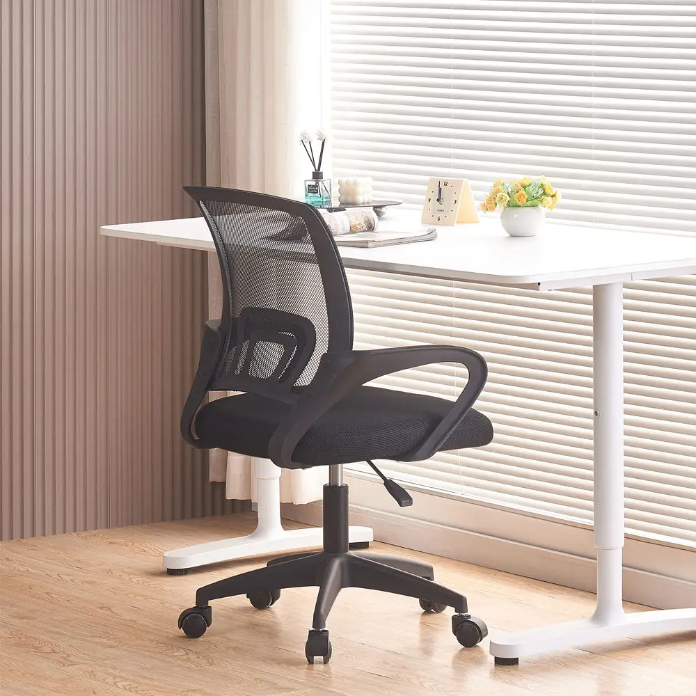 

Modern Classic Design Adjustable Mesh Lift Office Chair with 2 Gas Lift Ergonomic Swivel Executive Chair Aluminum Base