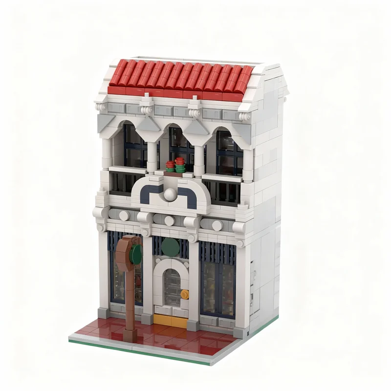 

1069pcs MOC Hall Champions Deluxe Main Street USA Disneieny Model Building Blocks Construction Toys Christmas Gifts Brick Kids