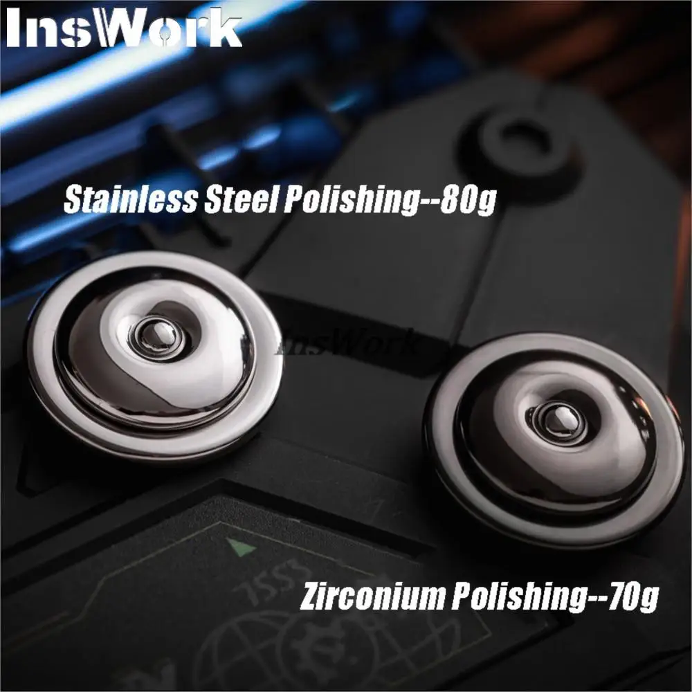 UFO hactic Coin Composite Push Slider, juguetes de descompresión de Metal, Spinner Fidget, juguetes antiestrés, Fidget magnético EDC