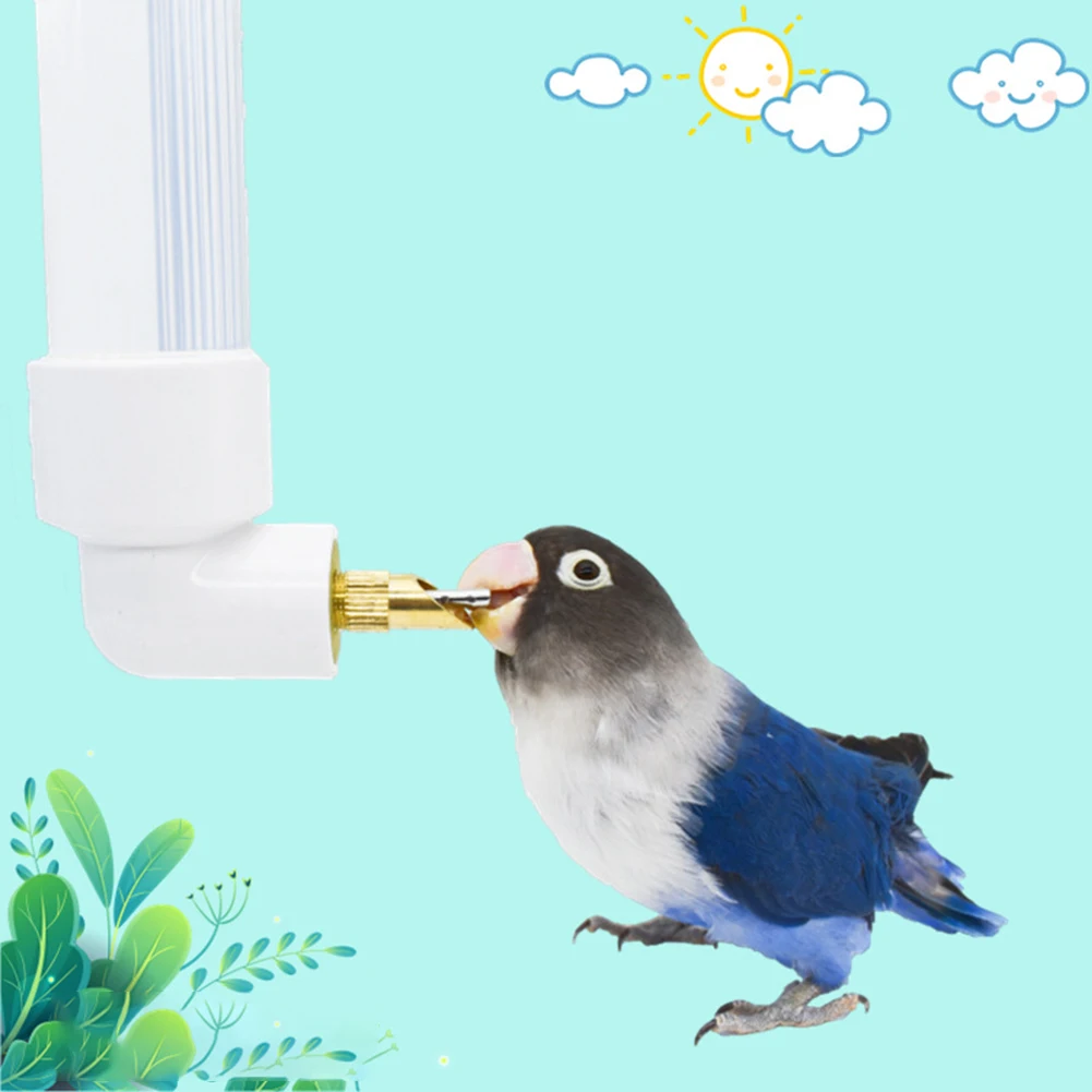 

130ml Parrot Water Dispenser Drinking Bottle Hanging Automatic Feeder Cage Accessories For Chinchillas Rabbit Wholesale