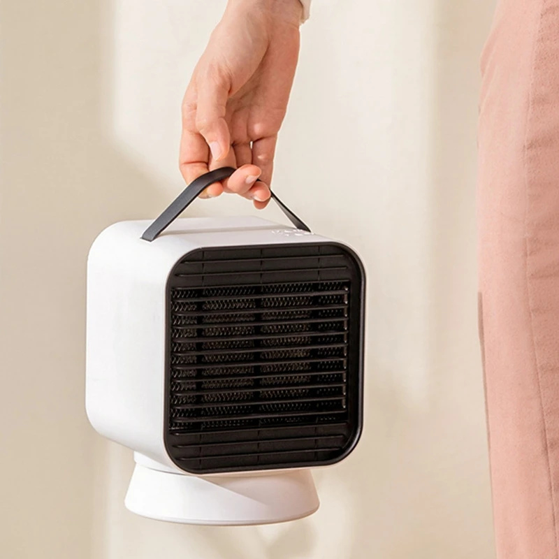 ポータブル急速加熱ファン,3秒加熱保護,セラミックスペースサーモスタット,急速加熱,オフィスデスク,プラグ