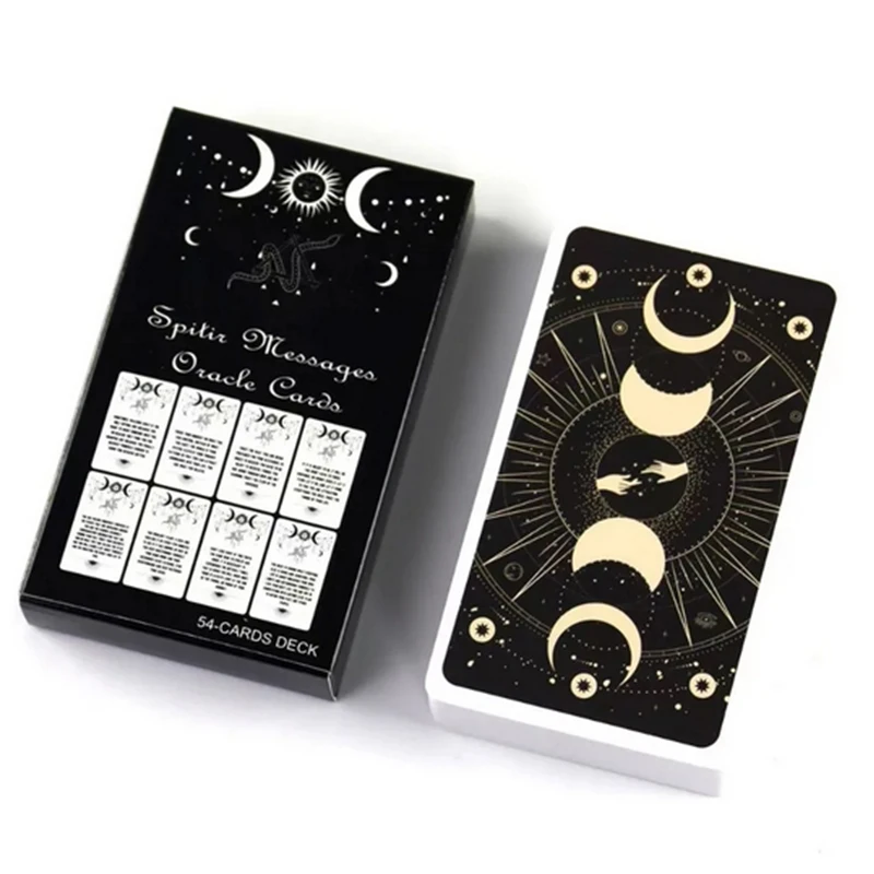 بطاقات أوراكل للرسائل الروحية مقاس 10.3 × 6 سم - مكونة من 54 بطاقة مع رسائل ملهمة من أدلةك #3