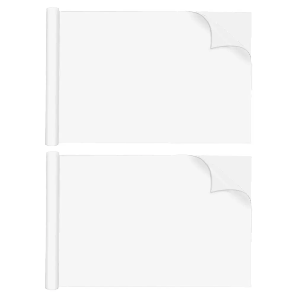 

1 Roll Static Cling Whiteboard Sticker Dry Erase Wall Sheet Reusable For Office School Home Large Portable Whiteboard For Wall