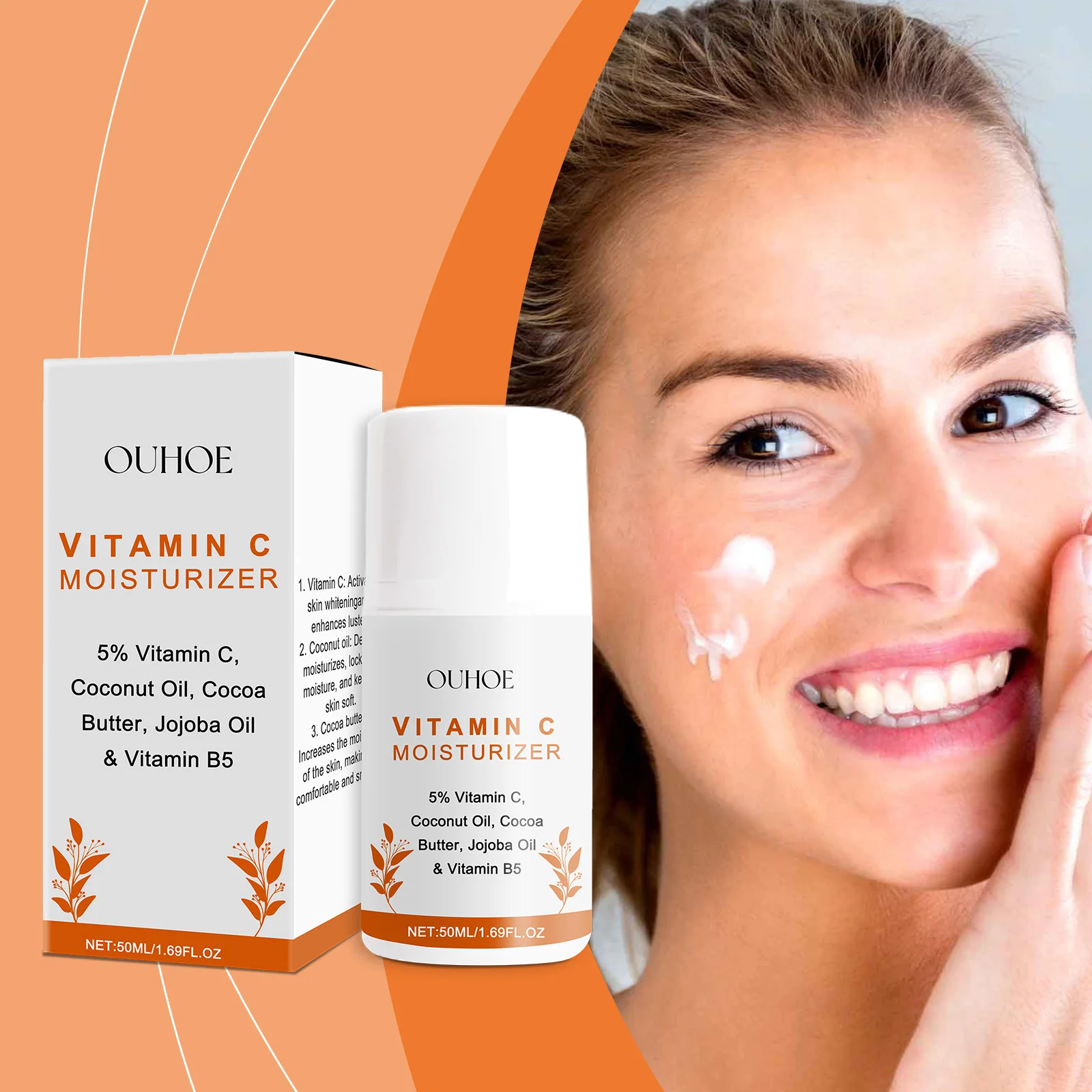 

Vitamin C Softening Cream - Firming, Hydrating Nourishing, Daily Facial Moisturizer